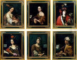 Suite De Six Portraits De Sibylles