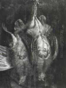 Study Of Hung Partridge by William Roos