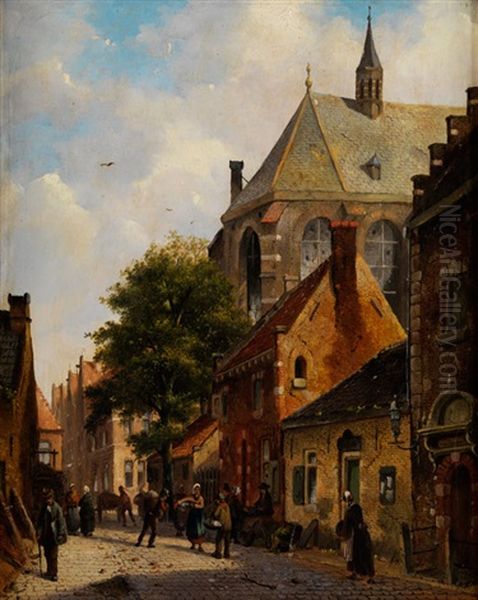 Stadtansicht Mit Figuren - view 1