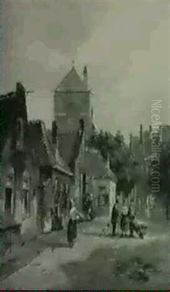 Dutch Street Scene, Midday - view 1