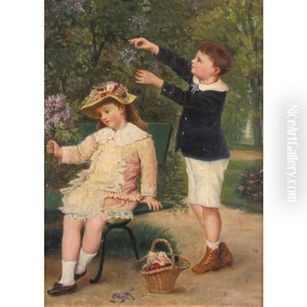 Picking Lilacs - view 1
