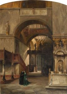 Interno Di Chiesa by Leopoldina Borzino