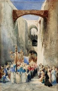 Processione by Leopoldina Borzino