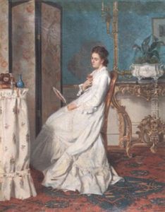 Une Belle A Sa Toilette
