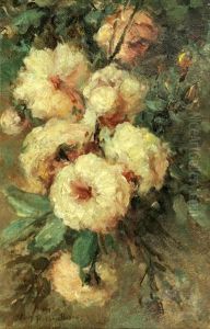 Still Life With Roses by Margaretha Roosenboom