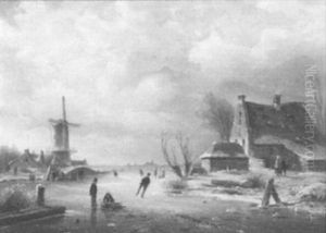 Eisvergnugen by Nicolaas Johannes Roosenboom