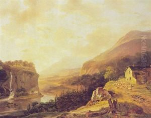 A Mountainous River Landscape A Mountainous River Landscape