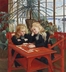 Dominospel by Gerda Roosval-Kallstenius