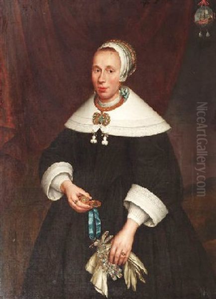 Portrat Einer Dame Mit Taschenuhr - view 1