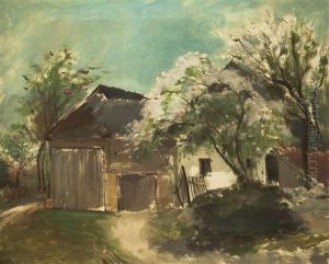 Fruhling Im Dorf by Frantisek Ropek