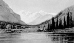 Junction Of The Bow And Spary Rivers, Banff Junction Of The Bow And Spary Rivers, Banff