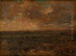 Ciel D"orage Sur Les Dunes A Knokke