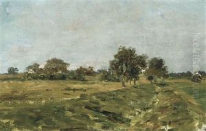 Paysage - Le Fosse by Felicien Rops