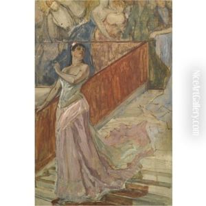 L'attrapade by Felicien Rops