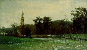 Paysage Ardennais by Felicien Rops