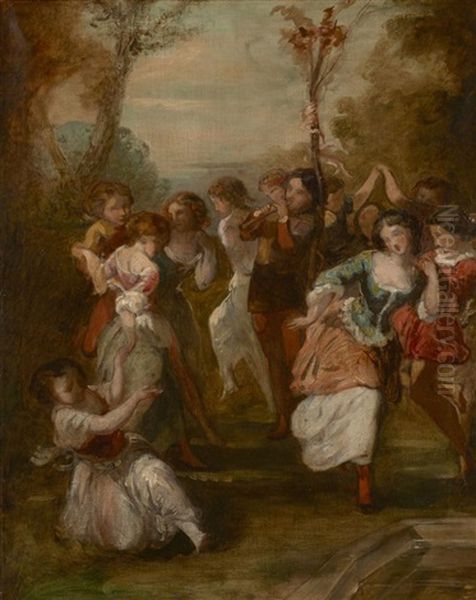 La Danse De L'arbre De Mai - view 1