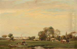 Vue De Paturage by Camille Joseph Etienne Roqueplan