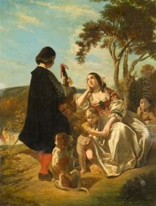 L'ete by Camille Joseph Etienne Roqueplan