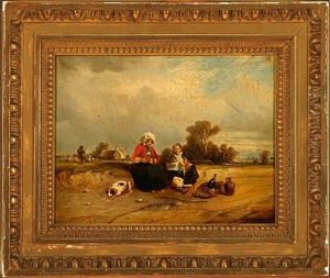 Le Gouter by Camille Joseph Etienne Roqueplan