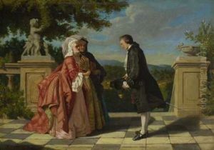 Galante Szene by Camille Joseph Etienne Roqueplan