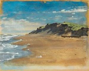 Steep Cliffs At The West Coast Of Jutland