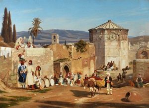 Tower Of The Winds, Athens by Martinus Christian Wesseltoft Rorbye
