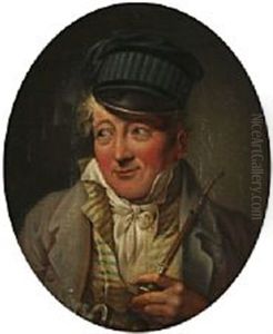 Portrait Of The Danish Actor Adam Gottlob Gjelstrup (1753-1830)