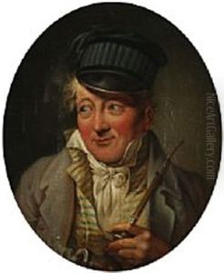 Portrait Of The Danish Actor Adam Gottlob Gjelstrup (1753-1830)  (after C. A. Lorentzen)