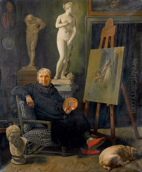 Der Maler Christian August Lorentzen In Seinem - view 1