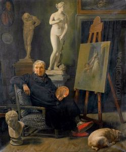 Der Maler Christian August Lorentzen In Seinem
