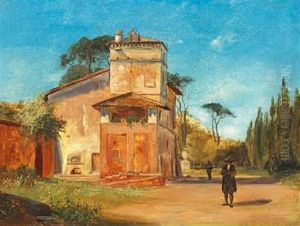 Raffael's Studio In The Garden Of Villa Borghese. Rome
