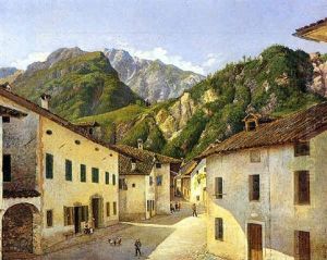 Paesaggio Bergamasco by Constantino Rosa