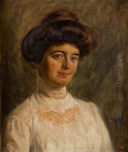 Retrato De Dama by Fabian De La Rosa