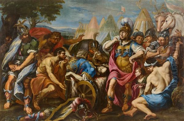 Alexander The Great Mourns The Death Of Darius Iii. (330 Bc, At Hekatompylos) - view 1