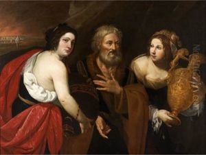 Loth Et Ses Filles by Francesco de Rosa