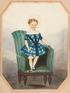 Portrait Of A Young Boy Standing On Achair