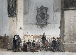 Sunday School by Johannes Bosboom