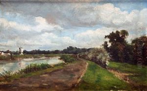 Paisaje Con Molino
