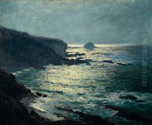 Moonlight - Arch Beach, Laguna by Guy Rose