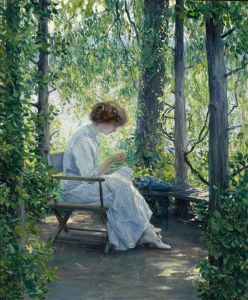 Woman Sewing