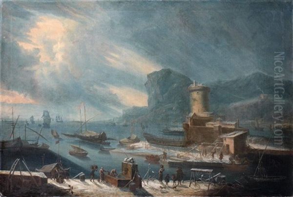 Un Port Mediterraneen En Hiver - view 1