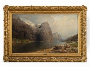 Fjord Landscape by Julius Rose