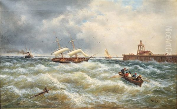 Fisherboat At The Adriatic Seacoast - view 1