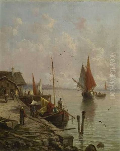 Fischerboote Im Hafen - view 1