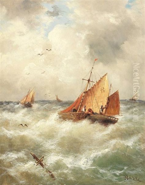 Fischkutter Auf Der Nordsee - view 1