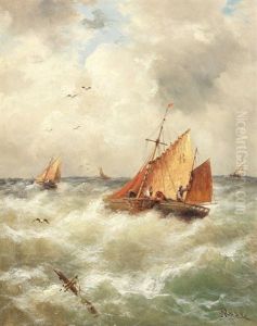 Fischkutter Auf Der Nordsee
