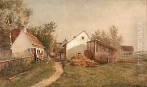 Dachauer Bauernhauser by Julius Rose
