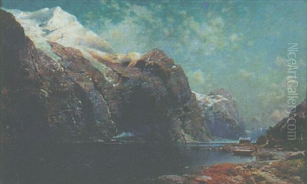 Alpine River Landscape - view 1