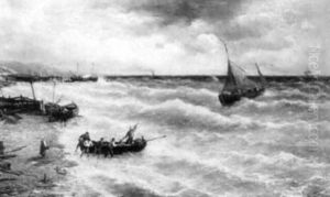 Return Of The Fishing Fleet, Near Ostia Return Of The Fishing Fleet, Near Ostia