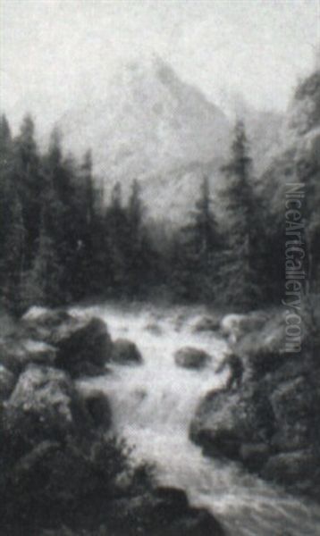 Torrent In The Alps - view 1